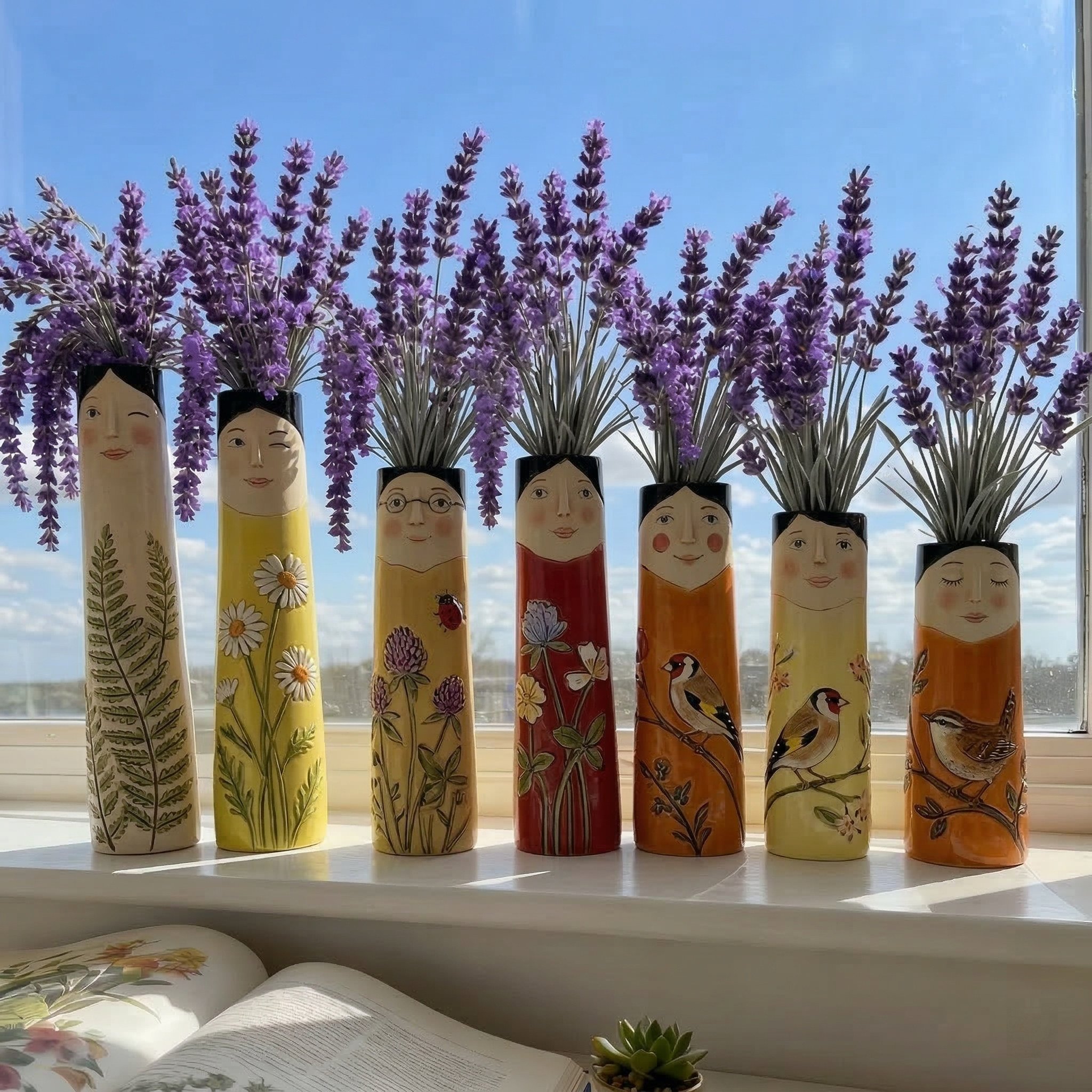 Sunshine Family Flower Bud Vase